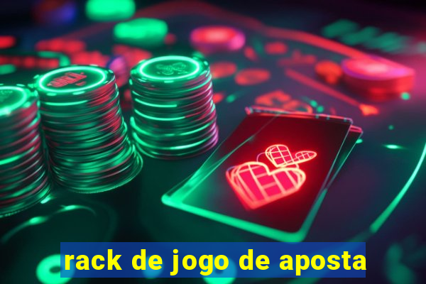 rack de jogo de aposta